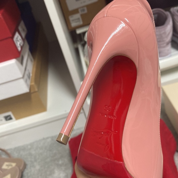 Christian Louboutin Pigagge Follies 100 Patent P292 Guimauve - Picture 6 of 16